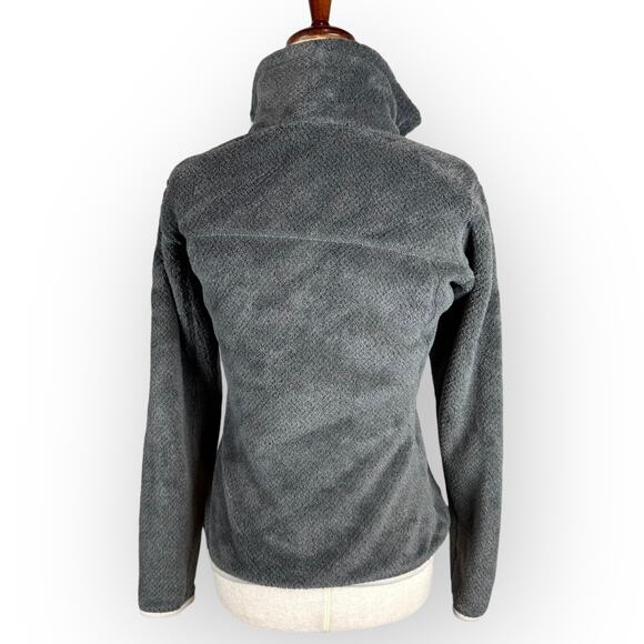 Women's Patagonia Re-Tool Snap-T Pullover Fleece Gray Beige XS - Picture 6 of 8